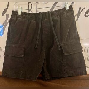 BDG Dark Corduroy Cargo Shorts